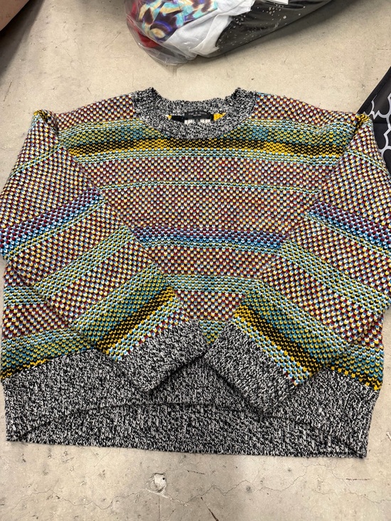 rag & bone Sweaters - rag & bone Multicolor Striped Knit Crewneck Sweater